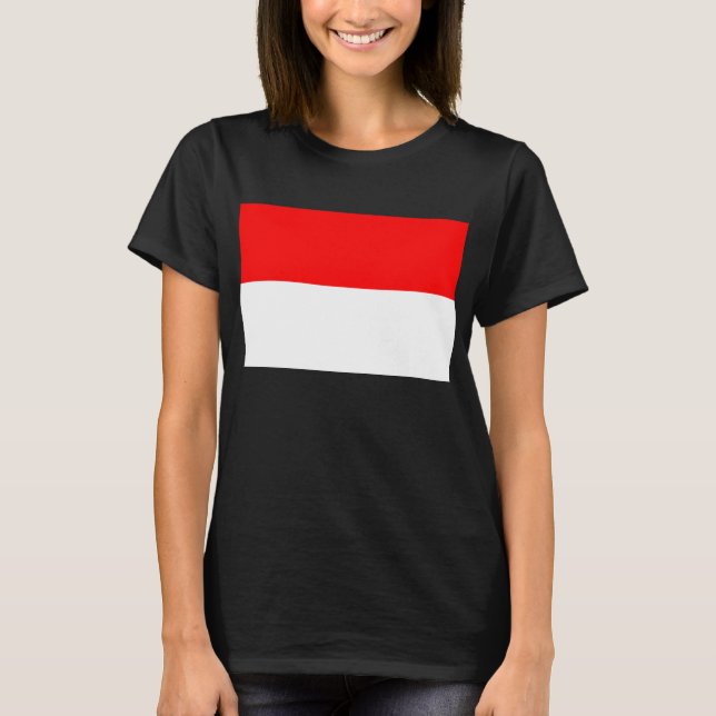 T-shirt Drapeau indonésien (Indonésie) (Devant)