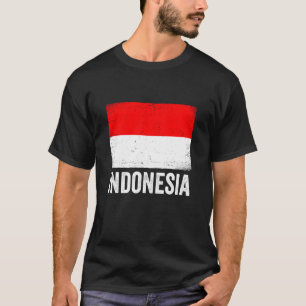 T-shirt Drapeau indonésien Indonésie
