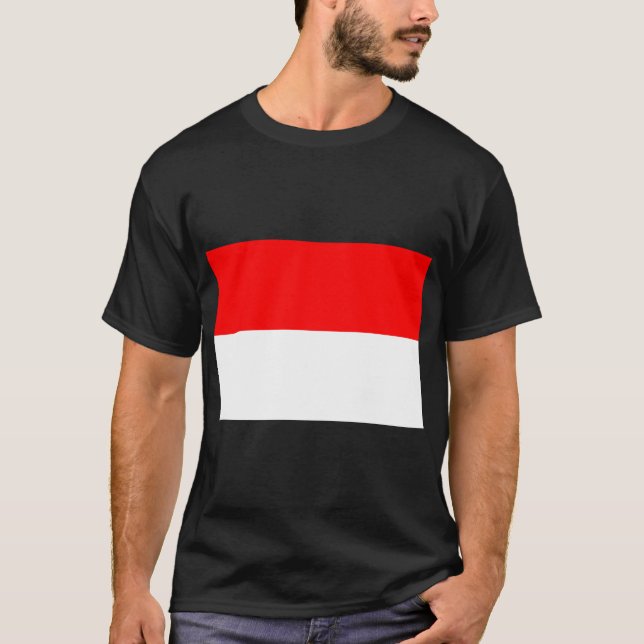 T-shirt Drapeau indonésien (Indonésie) (Devant)