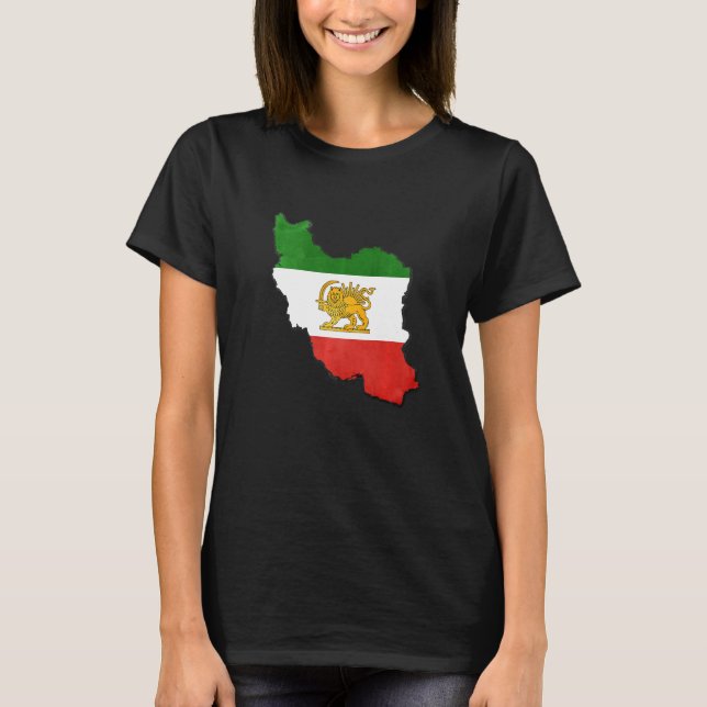 T-shirt Drapeau Iran (Devant)