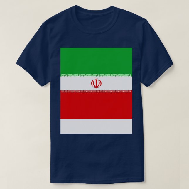 T-shirt Drapeau Iran (Design devant)