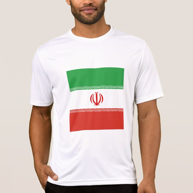 T-shirt Drapeau iranien (Devant)