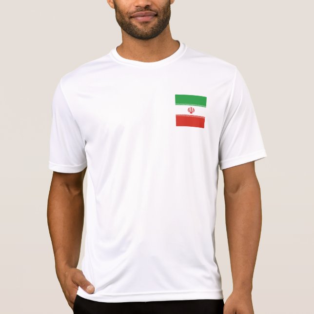 T-shirt Drapeau iranien (Devant)