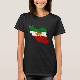T-shirt Drapeau iranien avec lion