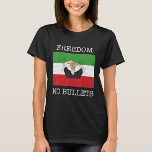 T-shirt Drapeau iranien Femme Premier soutien aux femmes d