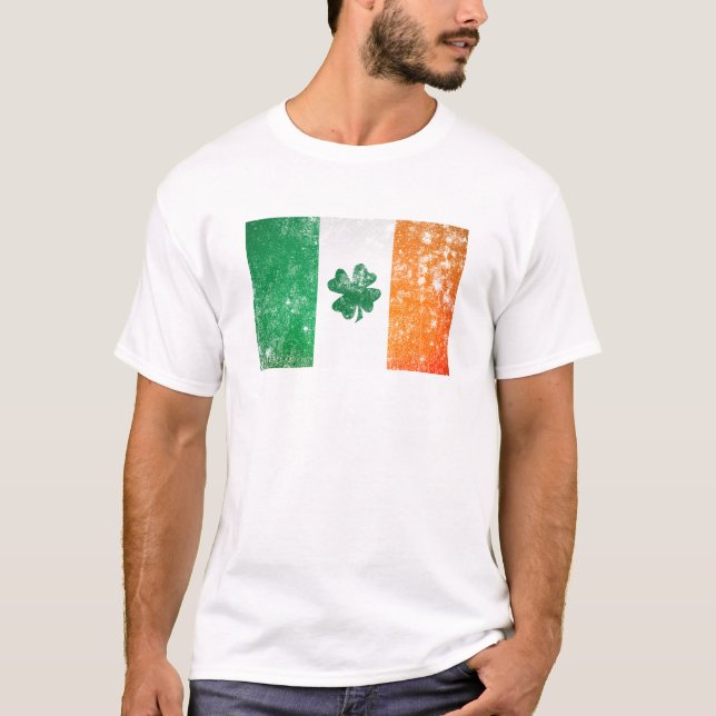 T-shirt Drapeau irlandais (Devant)