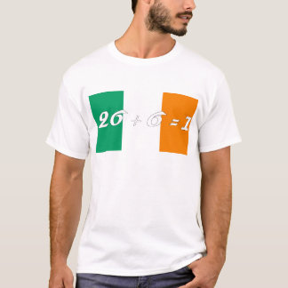 T-shirt Drapeau irlandais 26+6=2