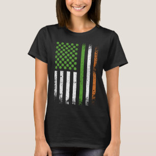 T-shirt Drapeau irlandais américain Irlande Drapeau irland