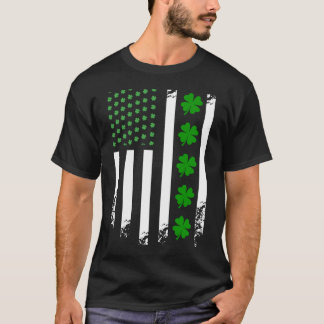 T-shirt Drapeau irlandais américain Irlande Drapeau Jour d