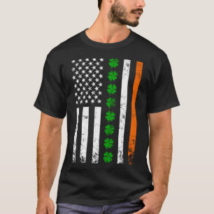 T-shirt Drapeau irlandais américain Irlande Drapeau Saint 