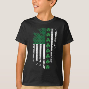 T-shirt Drapeau irlandais américain St. Patrick's Day
