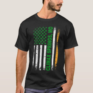 T-shirt Drapeau irlandais CLIMAX SPRINGS, MO