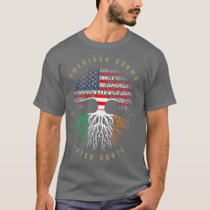 T-shirt Drapeau irlandais de la culture américaine