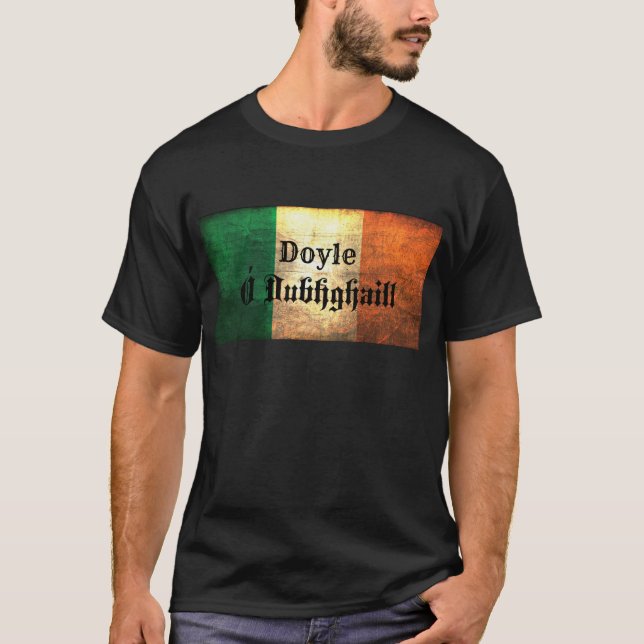 T-shirt Drapeau irlandais Doyle (Devant)