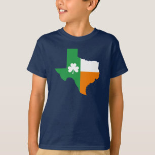 T-shirt Drapeau irlandais du Texas