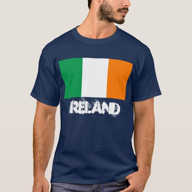 T-shirt Drapeau irlandais (Éire) (Devant)