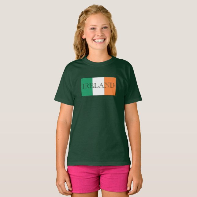 T-shirt Drapeau irlandais Irlande gccccct (Devant entier)