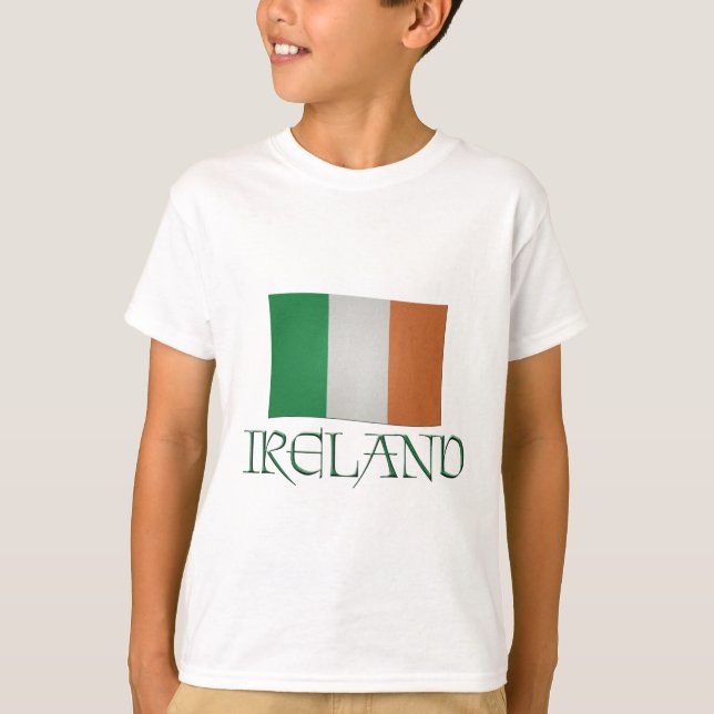 T-shirt Drapeau irlandais -- L'Irlande (Devant)