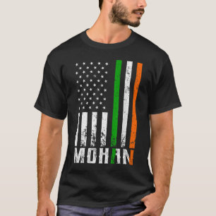 T-shirt Drapeau irlandais MOHAN Family American Flag Irlan