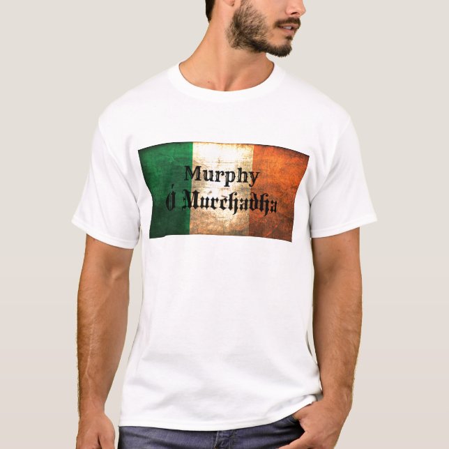 T-shirt Drapeau irlandais Murphy (Devant)