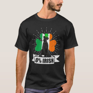 T-shirt Drapeau irlandais Shamrock Giant Schnauzer Chien S