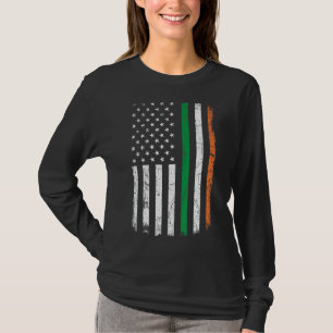 T-shirt Drapeau irlandais Vintage de la Saint Patrick Patr