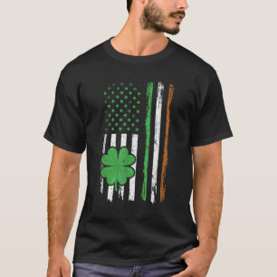 T-shirt Drapeau irlandais vintage Drapeau irlandais Drapea
