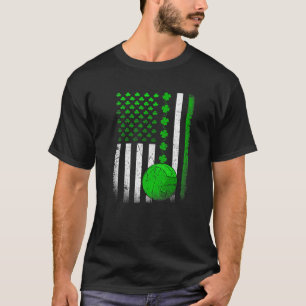 T-shirt Drapeau irlandais vintage Jour de la Saint Patrick