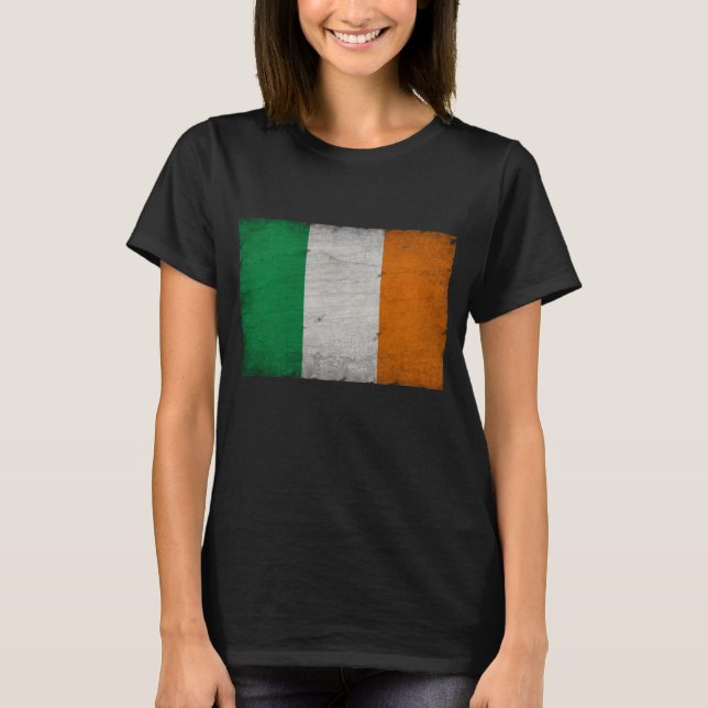 T-Shirt drapeau Irlande (Devant)