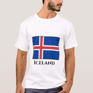 T-shirt Drapeau islandais