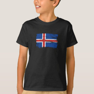 T-shirt Drapeau Islande