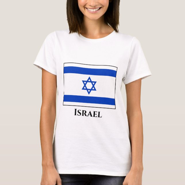 T-shirt Drapeau Israël (Devant)