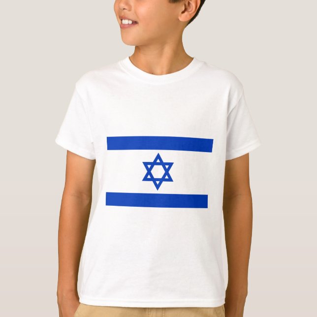 T-shirt Drapeau Israël (Devant)