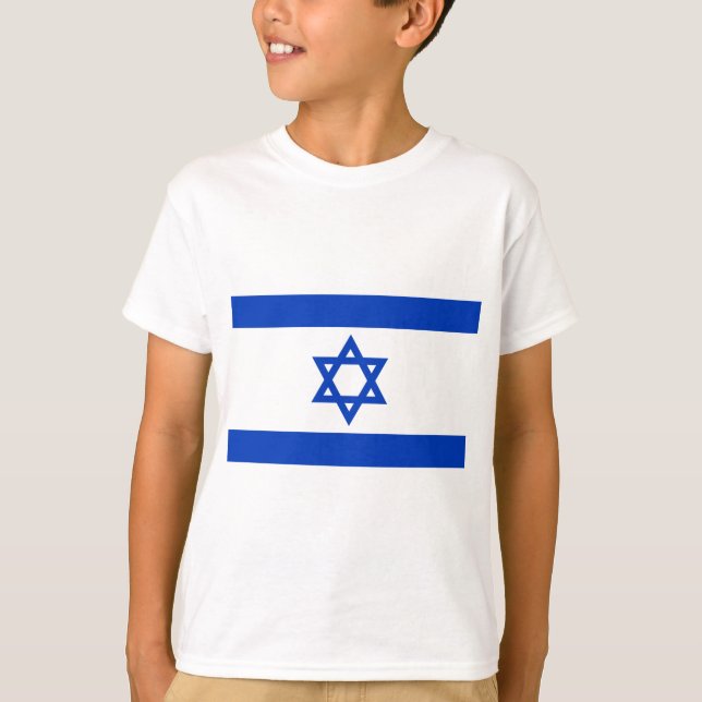 T-shirt Drapeau Israël (Devant)