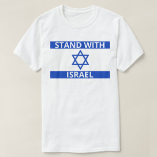 T-shirt Drapeau Israël bleu blanc Israël