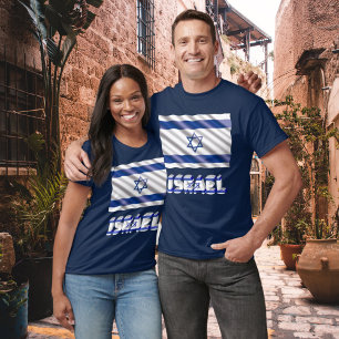 T-shirt Drapeau Israël Patriotique Unisex