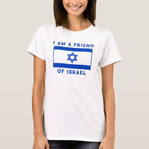 T-shirt Drapeau israélien Pro-Israël Ami d'Israël Femmes