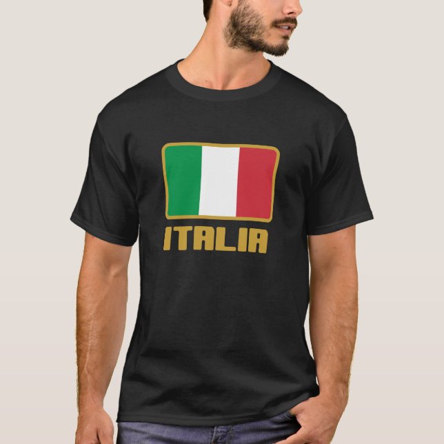 T-shirt Drapeau Italia (Devant)