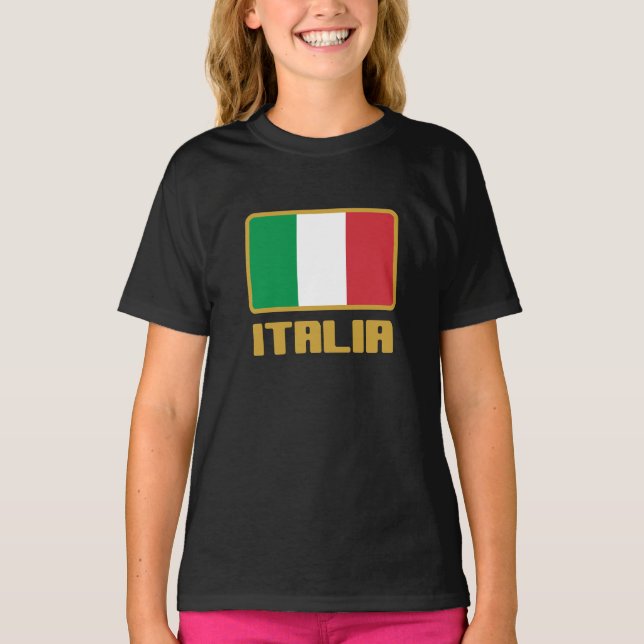 T-shirt Drapeau Italia (Devant)