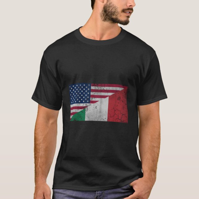 T-shirt Drapeau Italia Italiano Italiano (Devant)