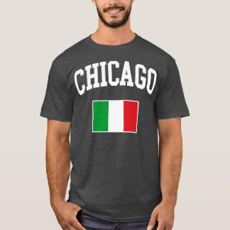 T-shirt Drapeau Italiano Italiano de Chicago Italie