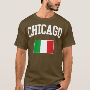 T-shirt Drapeau Italiano Italiano de Chicago Italie