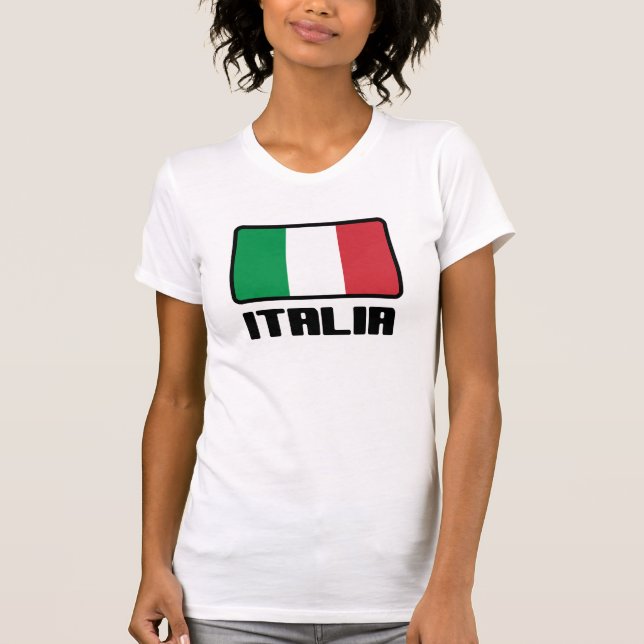 T-shirt Drapeau Italie (Devant)