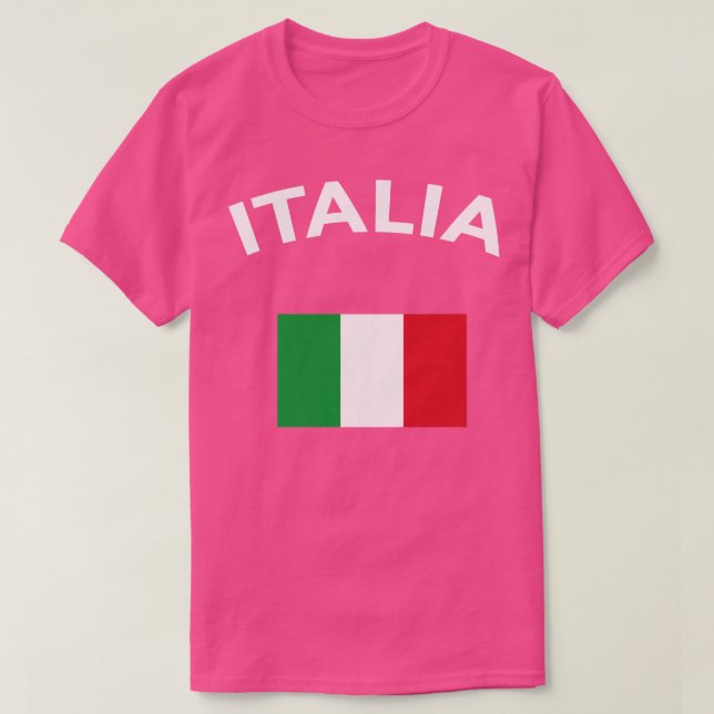 T-shirt Drapeau Italie (Design devant)