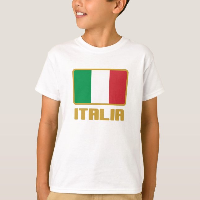 T-shirt Drapeau Italie (Devant)