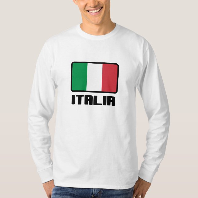 T-shirt Drapeau Italie (Devant)