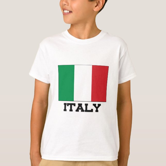 T-shirt Drapeau Italie (Devant)