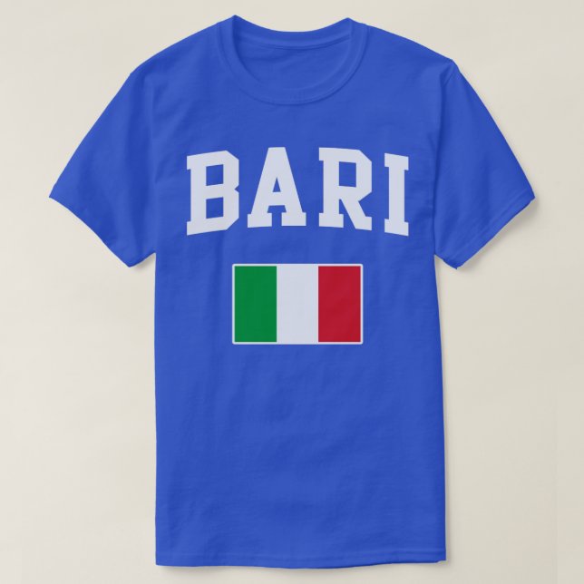 T-shirt Drapeau Italie Bari Italie Italia Italia (Design devant)