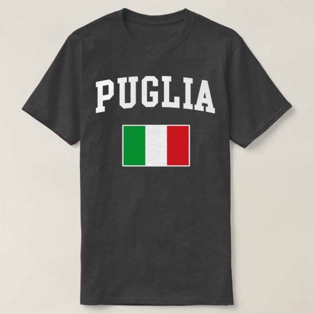T-shirt Drapeau Italie Pouilles Italie Italie Italie Cadea (Design devant)