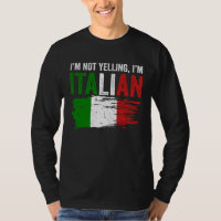 Drapeau Italie Racines Italiennes Humour Je Ne Cri